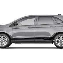 2x Panneau à bascule latéral Ford Edge Portes Vinyl Racing Stripes autocollant graphique en vinyle
 3