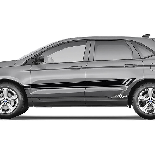 Musclecar Edge Doors Vinyl Racing Stripes autocollant graphique en vinyle pour carrosserie
