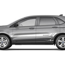 Ford Edge Doors Vinyl Racing Stripes autocollant graphique en vinyle pour carrosserie
 3