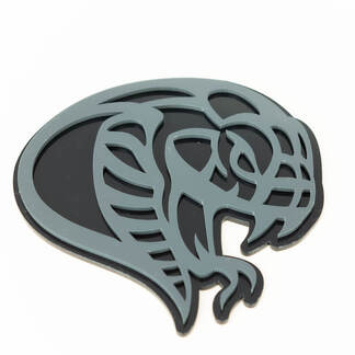 Hellsnake Serpent 3D Badge Fender Badges Emblème
