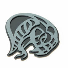 Hellsnake Serpent 3D Badge Fender Badges Emblème
 3