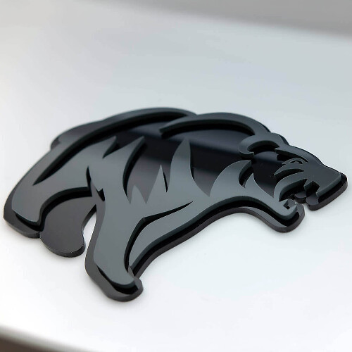 Badge d'aile 3D Ours Grizzly en colère