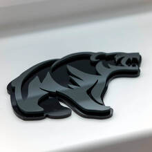 Badge d'aile 3D Ours Grizzly en colère_6