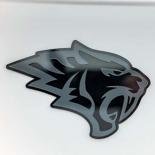 Badge d'aile 3D Helltiger Tête de Tigre