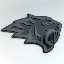 Badge 3D Helltiger Tiger, emblème de badges d'aile
 2