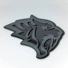 Badge 3D Helltiger Tiger, emblème de badges d'aile
 3