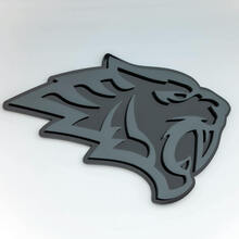 Badge 3D Helltiger Tiger, emblème de badges d'aile
 5