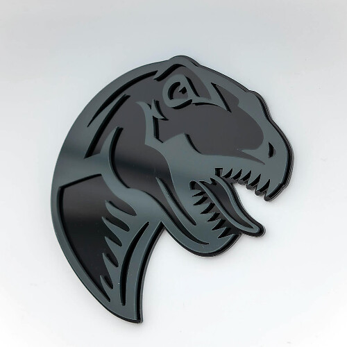 Badge emblème aile 3D dinosaure T-Rex