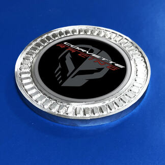 Badge 3D Stingray Jake Racing Punisher Chevrolet Corvette, emblème en métal et aluminium
