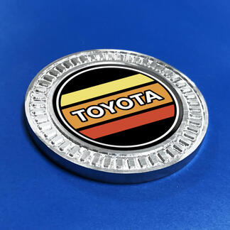 Badge 3D Toyota Vintage TRD Retro Heritage Racing Stripes Emblème en métal et aluminium 2
