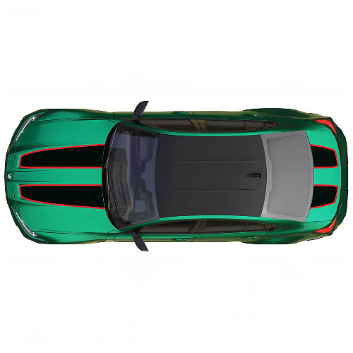 Capot et coffre style CS CSL avec bande de contour pour BMW M4 M3 G82 G83 M Performance autocollant en vinyle
