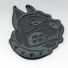 Badge 3D Pitbull, emblème de badges d'aile
 7