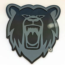 Badge 3D personnalisé en colère Grizzly Bear, badges d'aile, emblème 2
 6