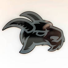 Angry Goat Badge 3D personnalisé Badges de garde-boue Emblème
 2