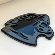 Emblème de badges d'aile d'insigne 3D personnalisé de tigre
 10