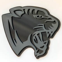 Emblème de badges d'aile d'insigne 3D personnalisé de tigre
 4