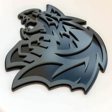 Badge 3D personnalisé Dragon, emblème de badges d'aile
 4