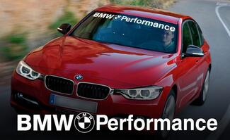 BMW Performance BANNIÈRE DE PARE-BRISE Autocollant de décalcomanie de fenêtre pour M3 4 5 6 e46 e36
