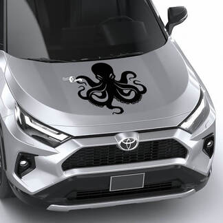 Squid Octopus Universal Hood Vinyl Decal Autocollant graphique
