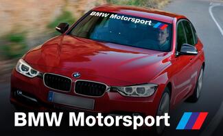 Autocollant de décalcomanie de fenêtre de bannière de pare-brise BMW Motorsport pour M3 4 5 6 e46 e36
