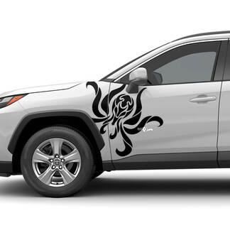 Octopus Side Doors Universal Hood Vinyl Decal Autocollant graphique
