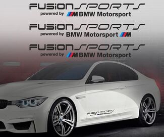 Fusion Sports propulsé par BMW M Motorsport Vinyl Decal Sticker e36 M3 M5 M6 M tout
