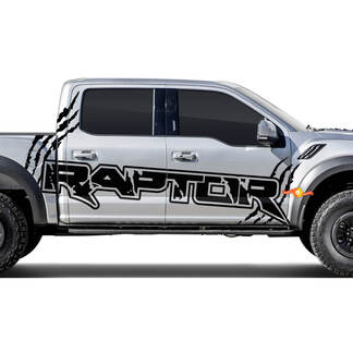 2 Side F-150 Ford Raptor Claw Splash Decal Graphics autocollants bavardage
