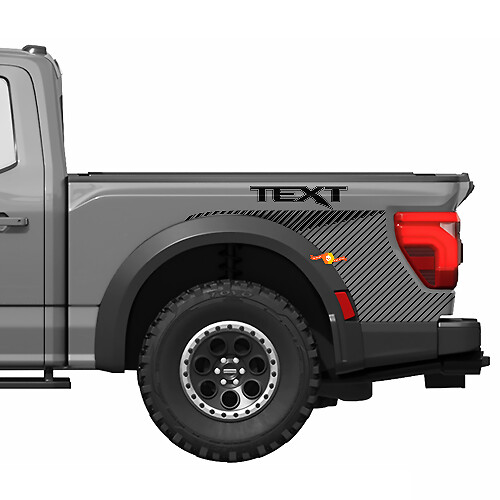 Kit d'autocollants adhésifs en vinyle à rayures fines pour aile arrière Musclecar Raptor