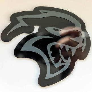 Badge 3D personnalisé Hellcat Dodge Fender Badges Emblème
 1