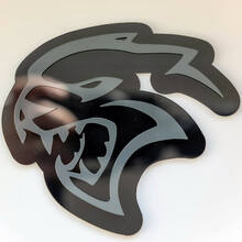 Badge 3D personnalisé Hellcat Dodge Fender Badges Emblème
 2