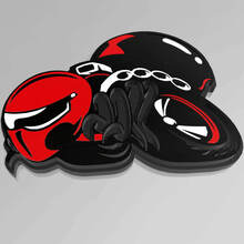 Badge 3D personnalisé HellBee Black Widow Spider Dodge Fender Badges Emblème
 2