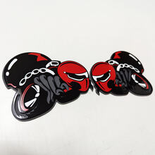 Badge 3D personnalisé HellBee Black Widow Spider Dodge Fender Badges Emblème
 3