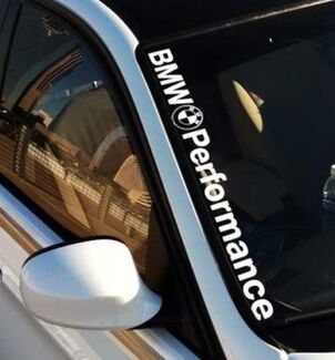 BMW Performance M3 M5 E34 E36 E39 E46 E60 E70 E90 pare-brise autocollant logo
