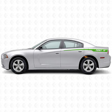 Autocollant vinyle latéral bandes d'accent personnalisées pour Dodge Charger 2011-2014_3