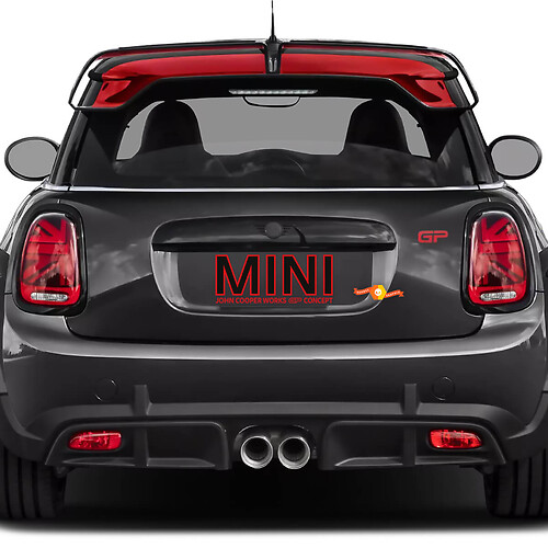 Autocollant vinyle logo Mini arrière pour MINI Cooper