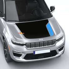Kit de décalcomanies en vinyle pour capot et bandes latérales 4xe pour Jeep Grand Cherokee 2022+_2