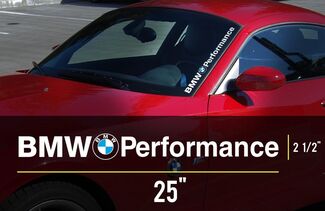 Autocollant de décalcomanie de pare-brise avec logo BMW Performance M3 M5 E34 E36 E39 E46 E60 E70 E90
