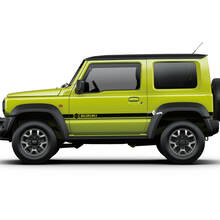 Paire Suzuki JIMNY Bandes latérales Portes décalcomanie Logo Garniture autocollant graphiques
 2