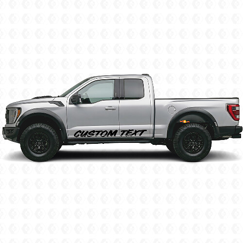 Paire d'autocollants en vinyle pour bannière de porte Power Stroke Compatible avec : Musclecar Superduty Truck