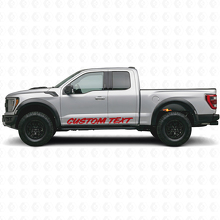 Paire d'autocollants en vinyle pour bannière de porte Power Stroke Compatible avec : Musclecar Superduty Truck_4