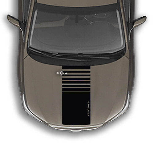 Hood Strobe Vinyl Decal Graphics Sticker ajusté à Suba Outback
