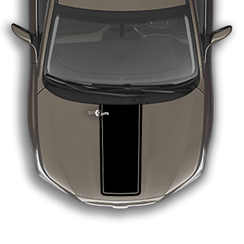 Autocollant en vinyle bande de capot Ootline pour Subaru Outback_1