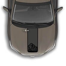 Hood Stripe Mountains Vinyl Decal Graphics Autocollant adapté à Suba Outback
 2