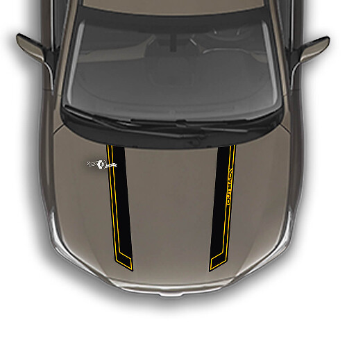 Autocollant vinyle à rayures doubles à broche 2 pour capot Subaru Outback