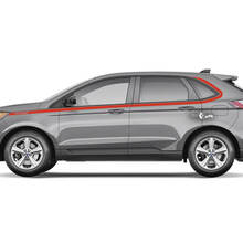 Ford Edge Doors Line sous les fenêtres Vinyl Rocker Panel Stripes autocollant graphique en vinyle
 2