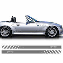 Paire d’autocollants vinyles bandes stroboscopiques logo Z3 latéral pour BMW Z3_2