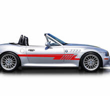 Paire BMW Z3 Z rayures portes latérales vinyle autocollant autocollant
 2