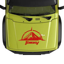 Suzuki JIMNY Hood Mountain Compass Logo autocollant graphique
 2