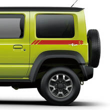 Suzuki JIMNY arrière côté graphique portes autocollant Logo S lignes autocollant
 3