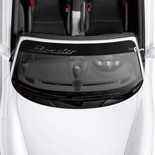 Logo Porsche Boxster Pare-brise avec kit de bandes de fond Autocollant Décalcomanie
 2